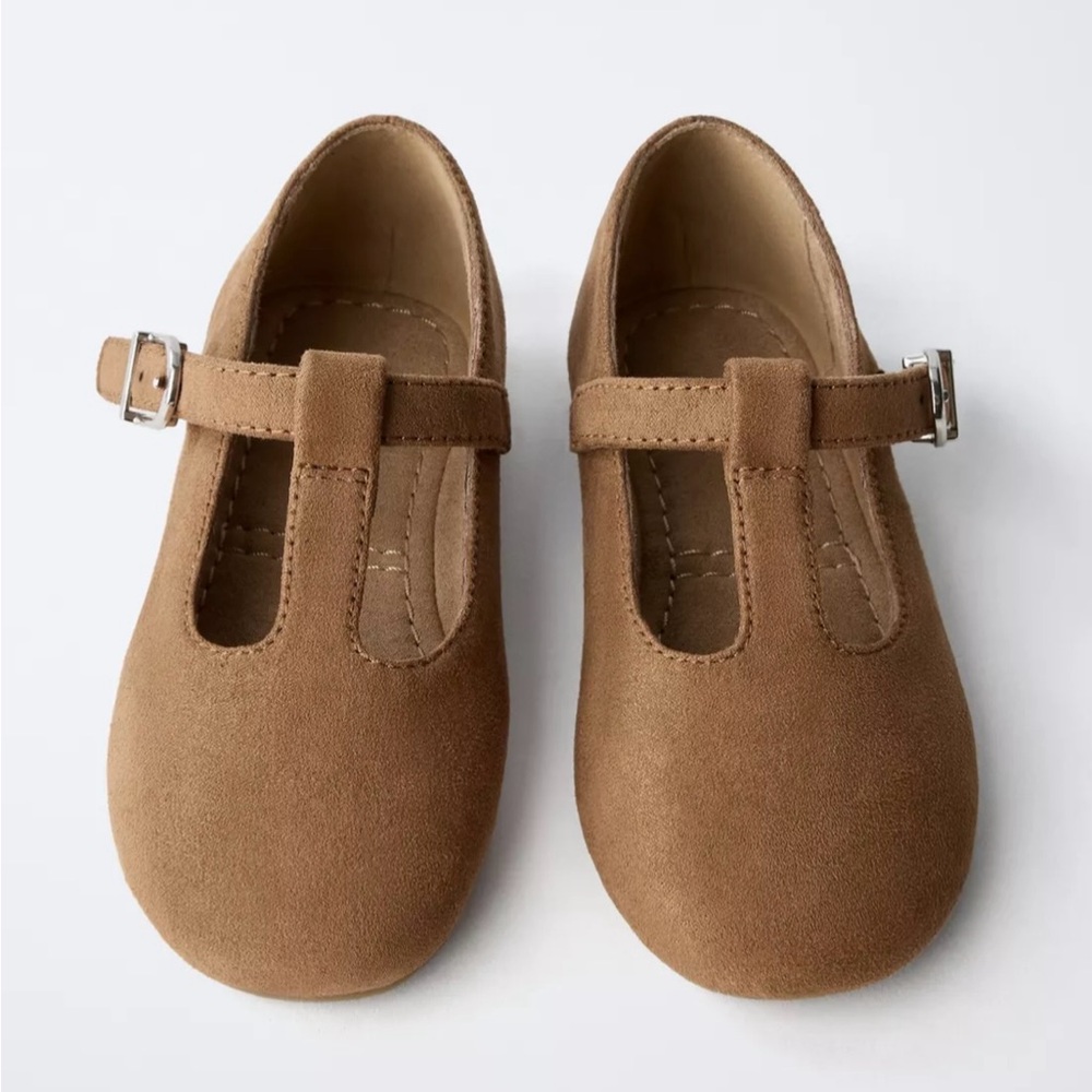 ZARA T-Strap Ballet Flats